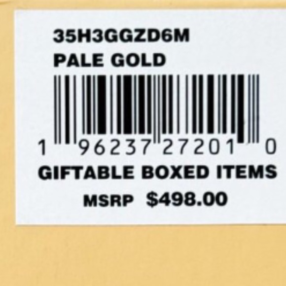 Michael Kors Gold Jet Set Medium Shoulder Crossbody Bag + Credit Card Wallet - Picture 10 of 11